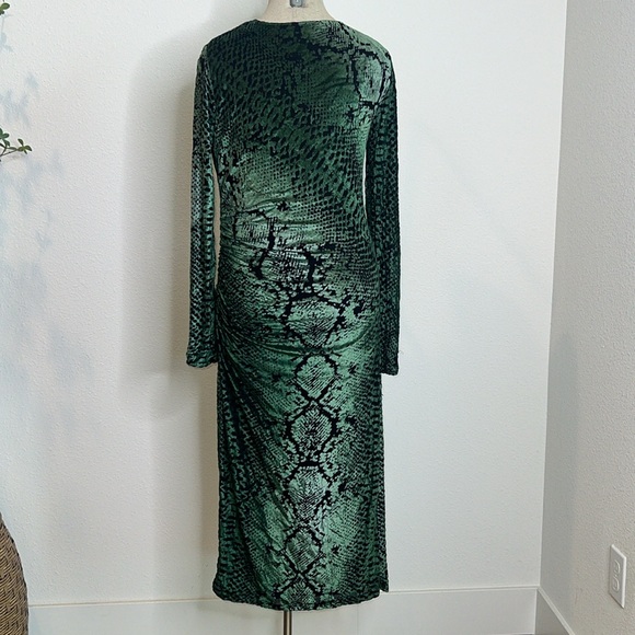 Fuzzi Burnout Python Print Dress - Picture 2 of 4